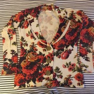 Floral cardigan from Anthropologie